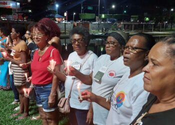 Milca Martins, presidenta do SINDOMÉSTICO/BA, participa do Encontro de Mulheres em Busca do Bem Viver