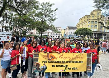 SINDOMÉSTICO/BA participa de marcha pelo Dia Internacional da Mulher Negra Latino-Americana e Caribenha e Dia Nacional de Tereza de Benguela